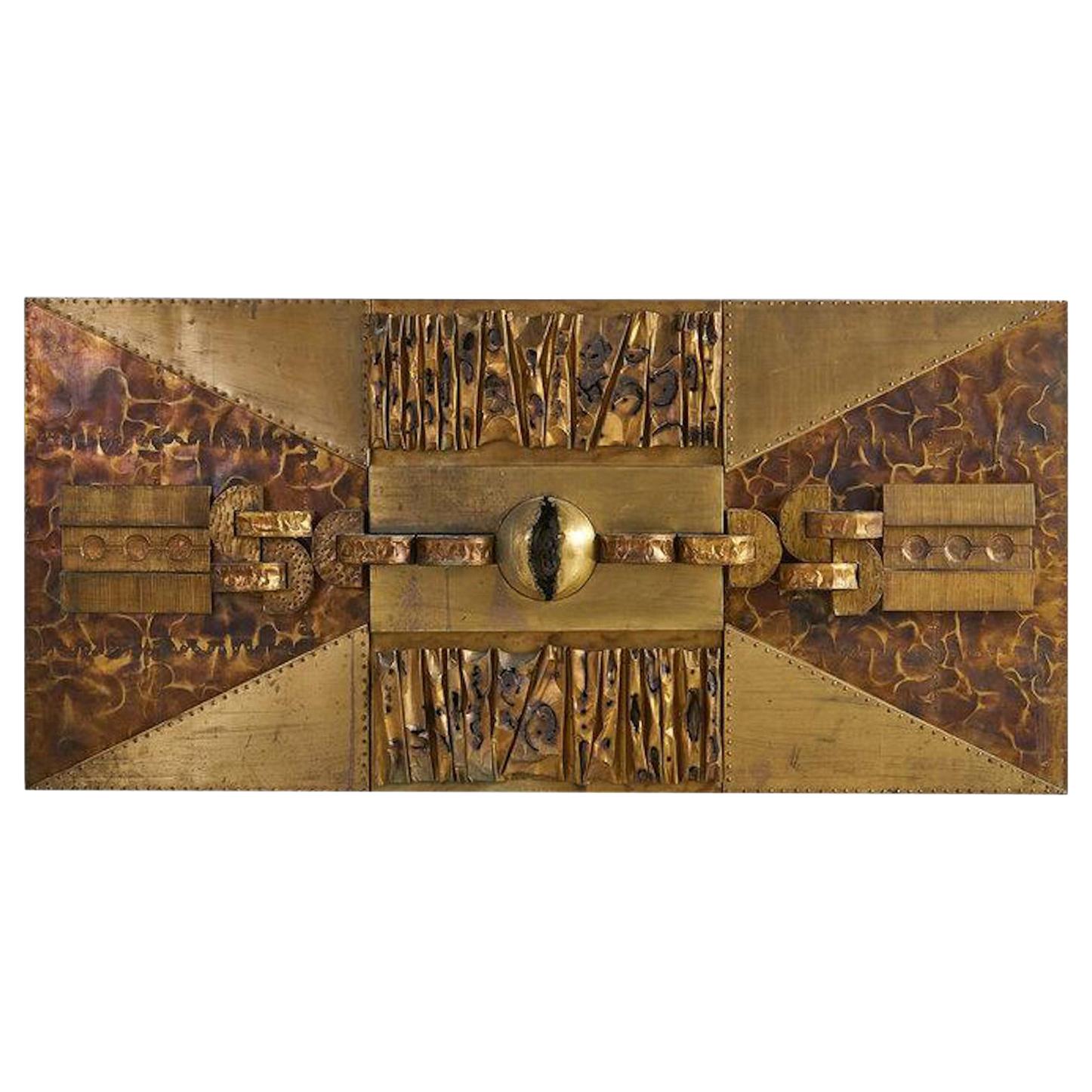 Monumental Brutalist Wall Hanging