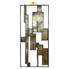 Monumental Brutalist Wall Mount Sculpture, circa 1970s