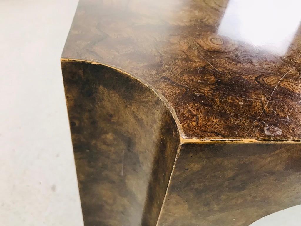 Monumental Burl Coffee Table by Baker 2