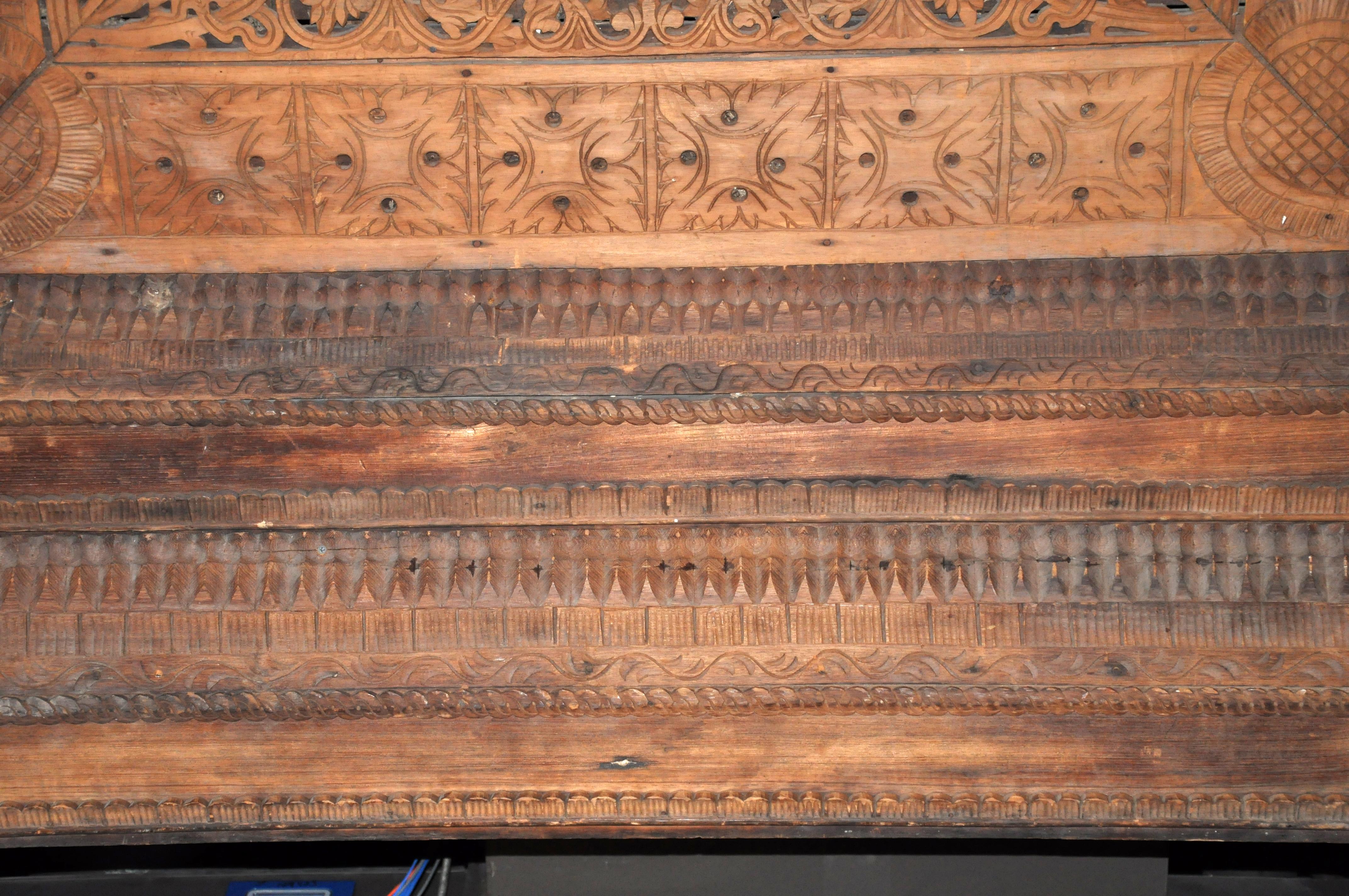 Monumental Burmese Ceiling Panel 5