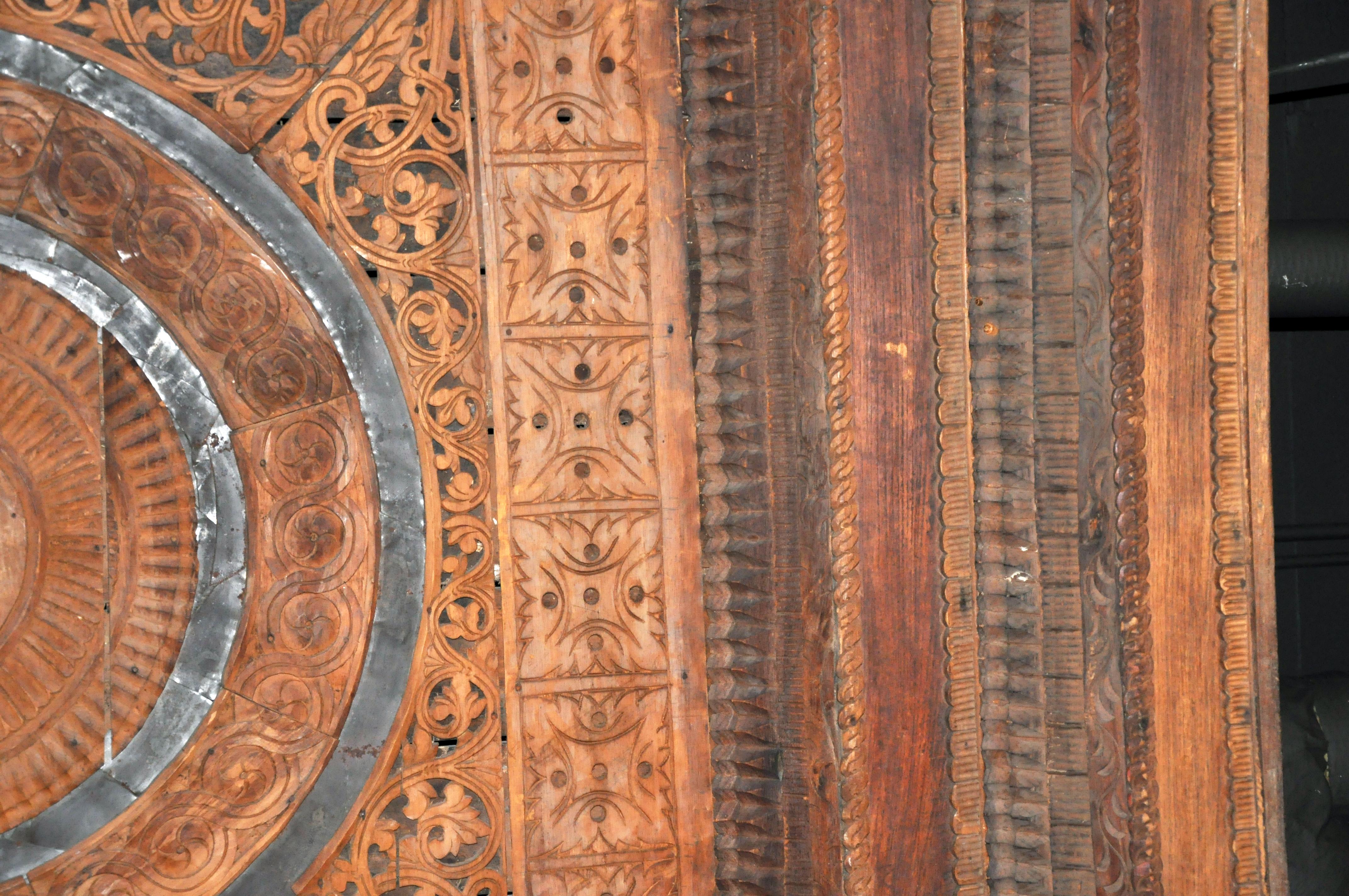 Monumental Burmese Ceiling Panel 6