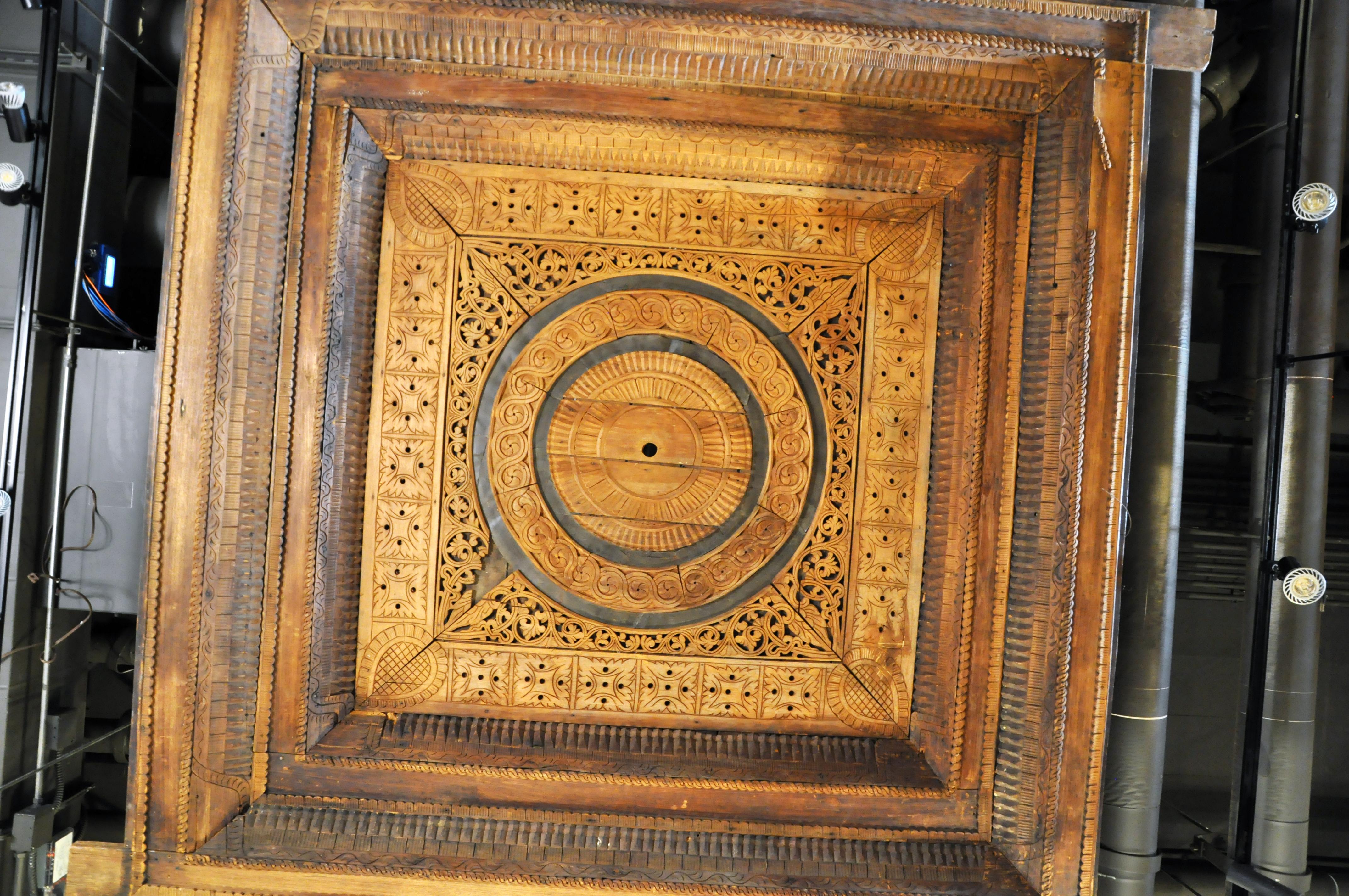 Monumental Burmese Ceiling Panel 14