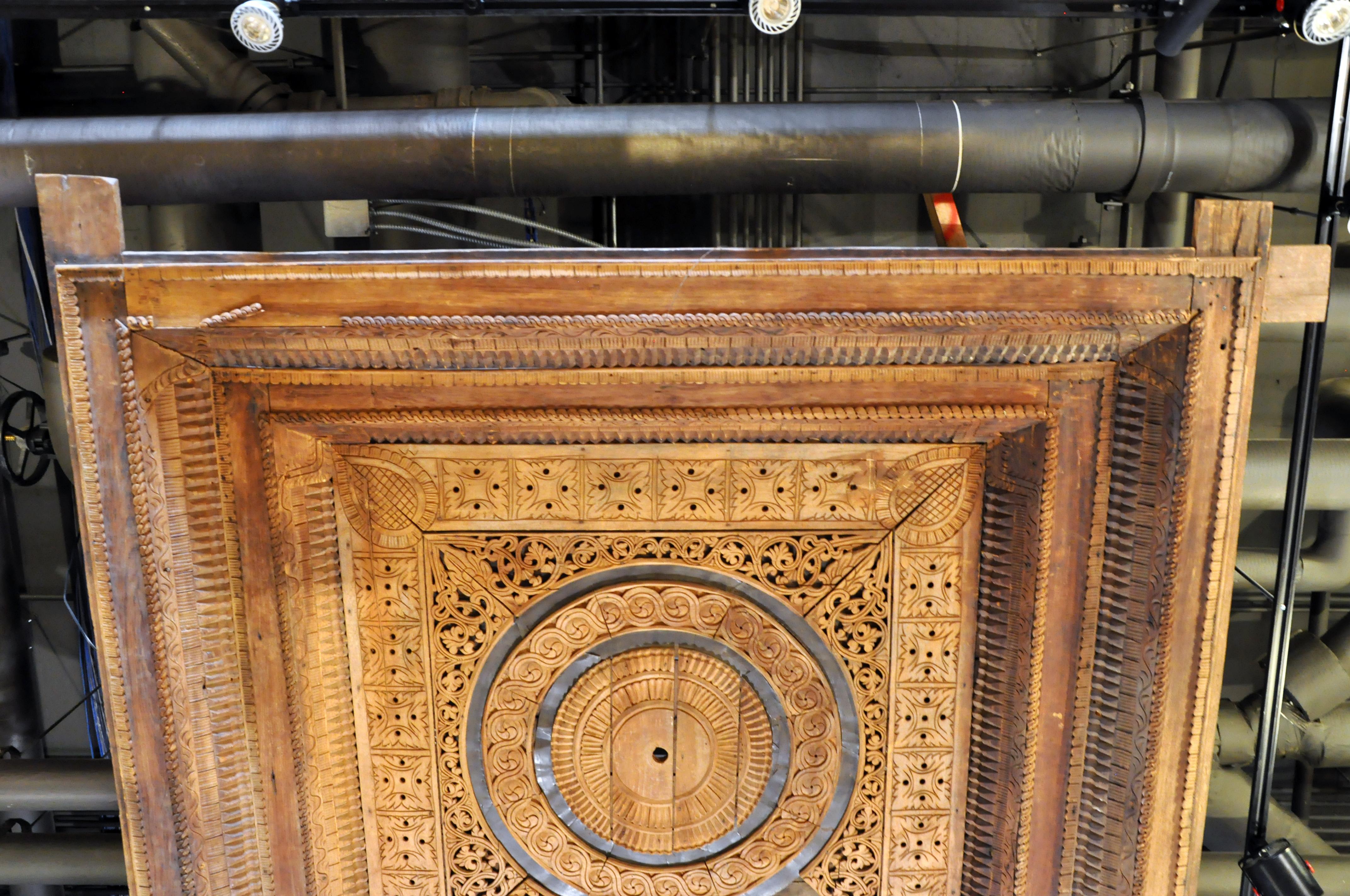 20th Century Monumental Burmese Ceiling Panel