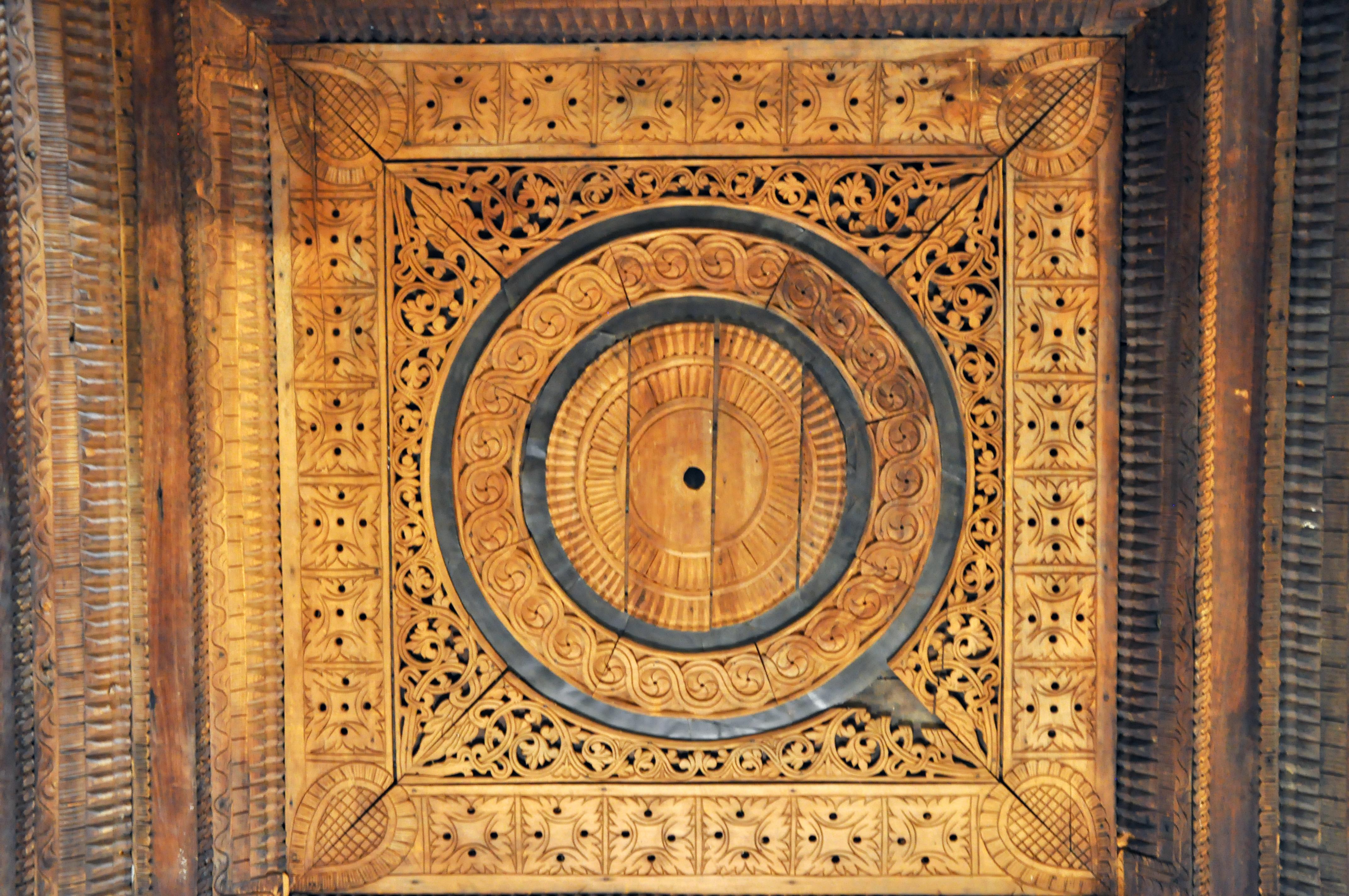 Monumental Burmese Ceiling Panel 2