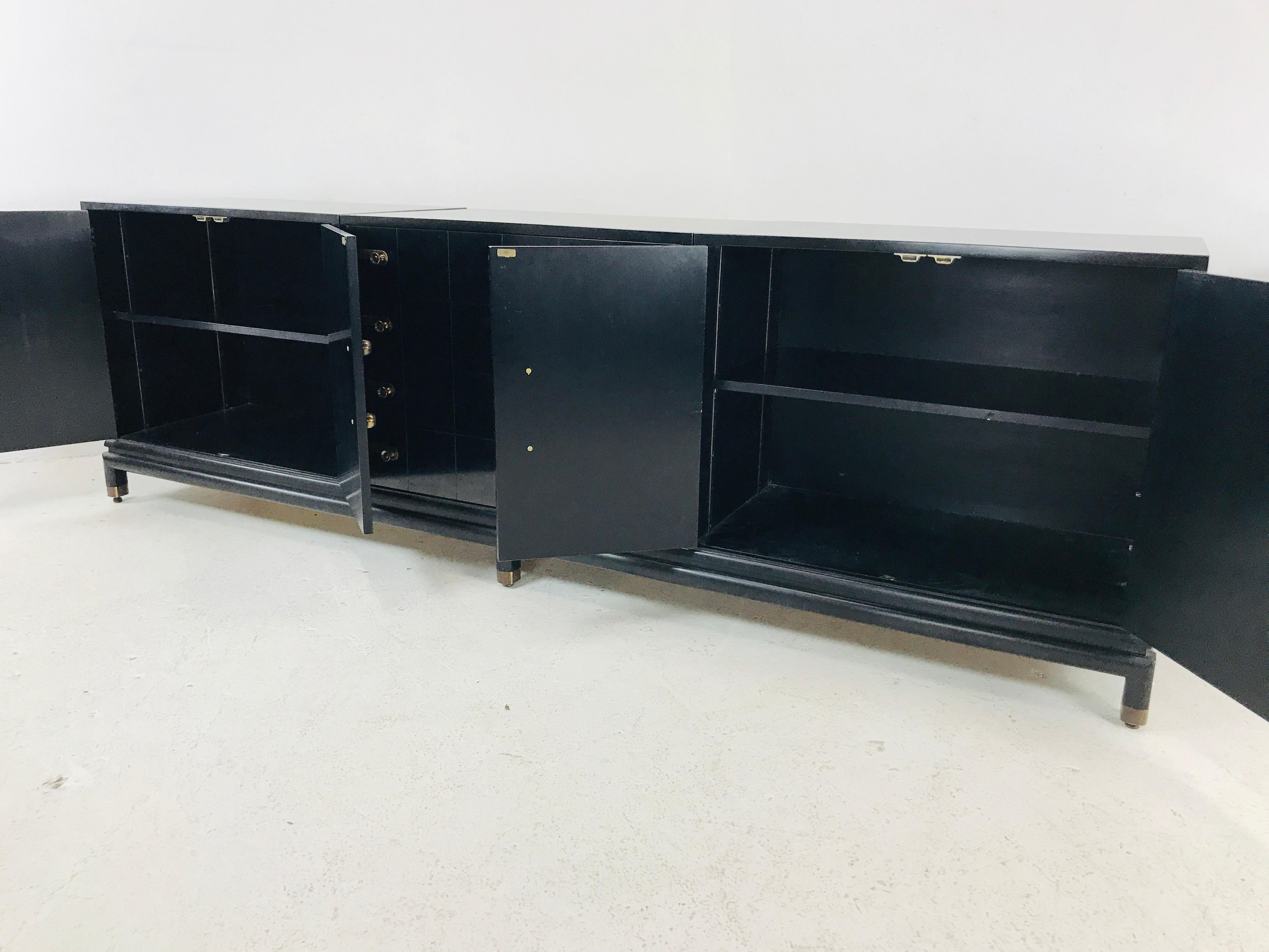 Mid-Century Modern Monumental Cabinet / Credenza by Renzo Rutili for Johnson Furniture Company