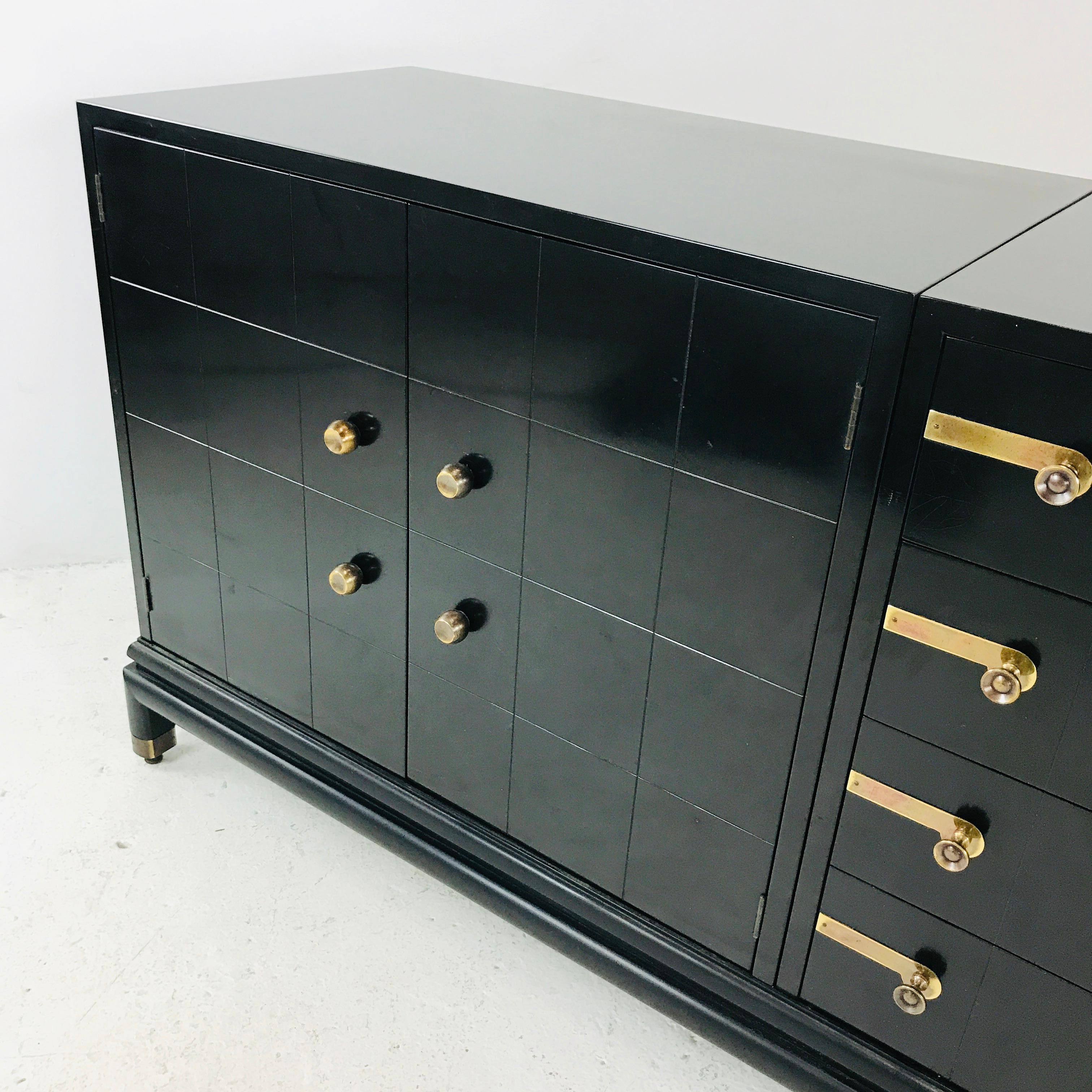 Monumental Cabinet / Credenza by Renzo Rutili for Johnson Furniture Company 1