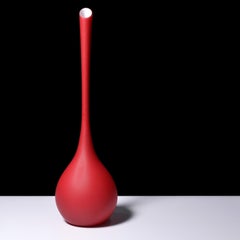 Monumental Carlo Moretti SATINATO Floor Vase, 33"H, Leslie Pina Collection