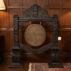 Monumental Carved Oak Dinner