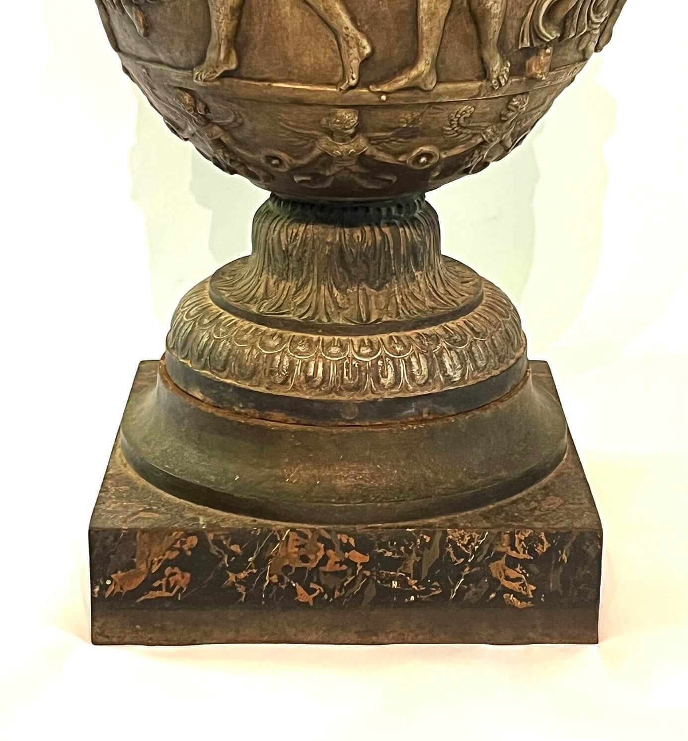 Cast Iron Scale Model of the Townley Vase, Val d'Osne Foundry, circa 1870 7