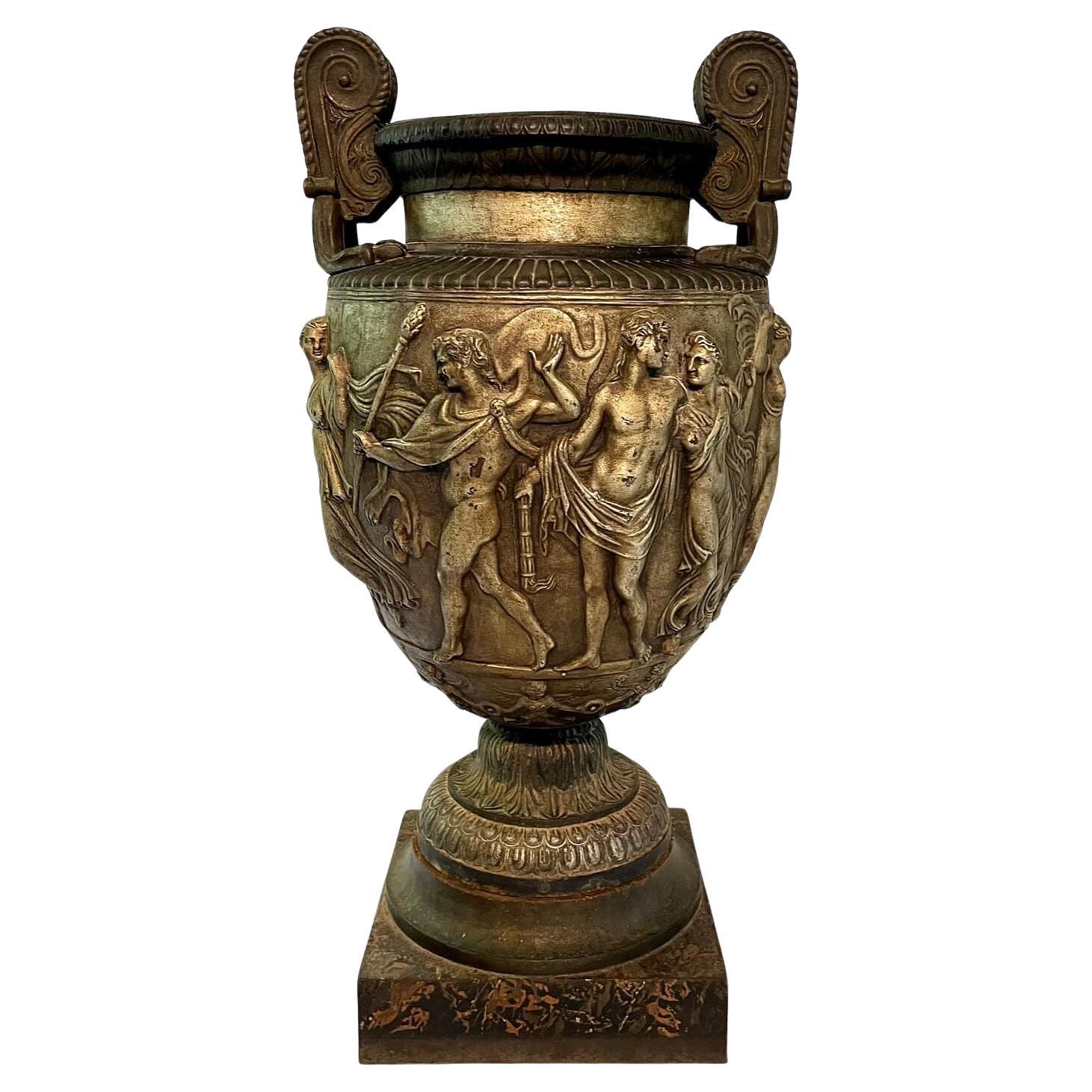 Cast Iron Scale Model of the Townley Vase, Val d'Osne Foundry, circa 1870