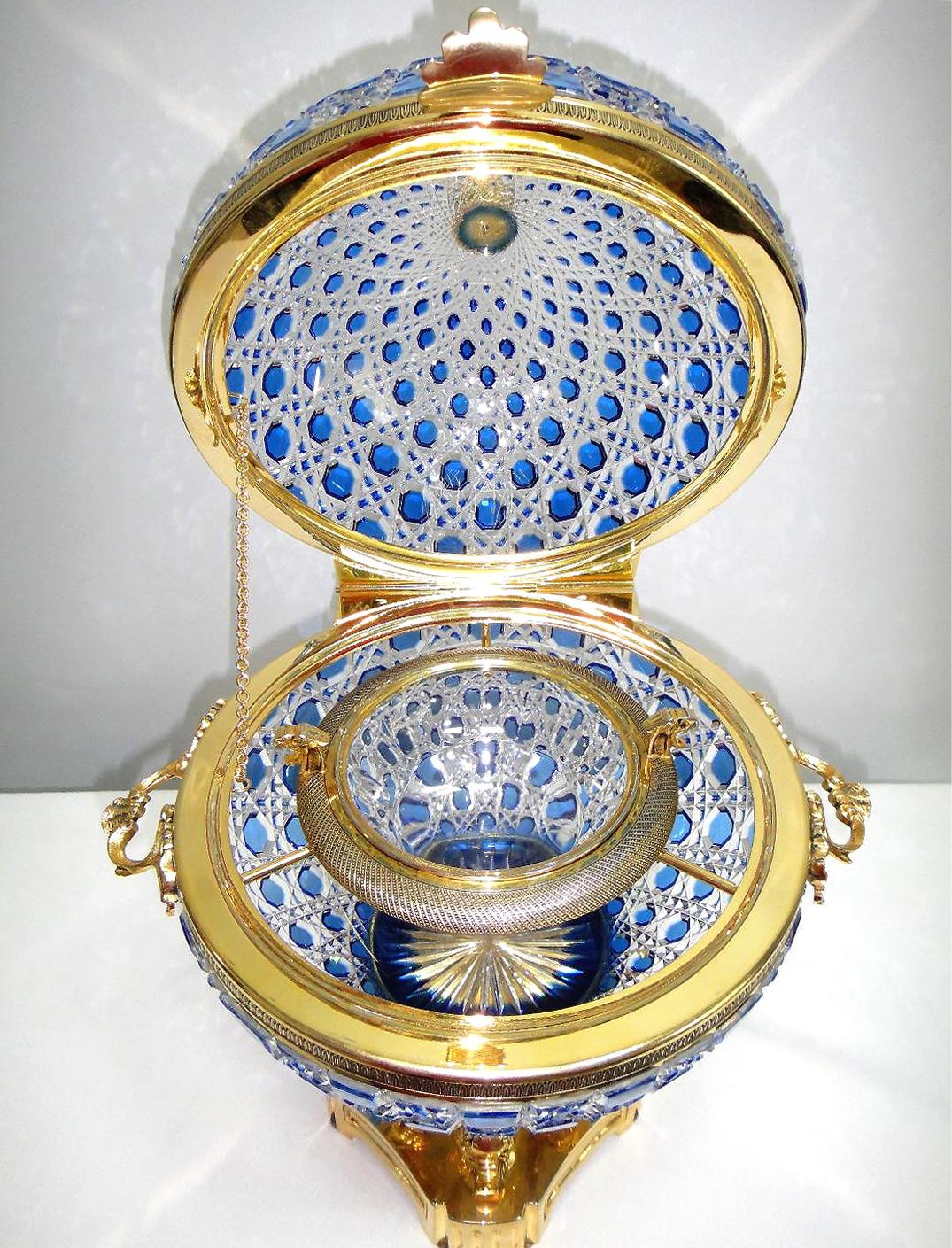 Baroque Revival Monumental Caviar Bowl by Cristal Benito