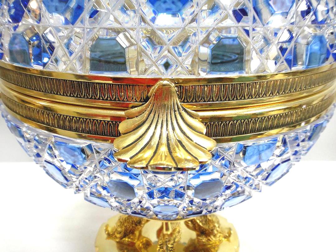 20th Century Monumental Caviar Bowl by Cristal Benito