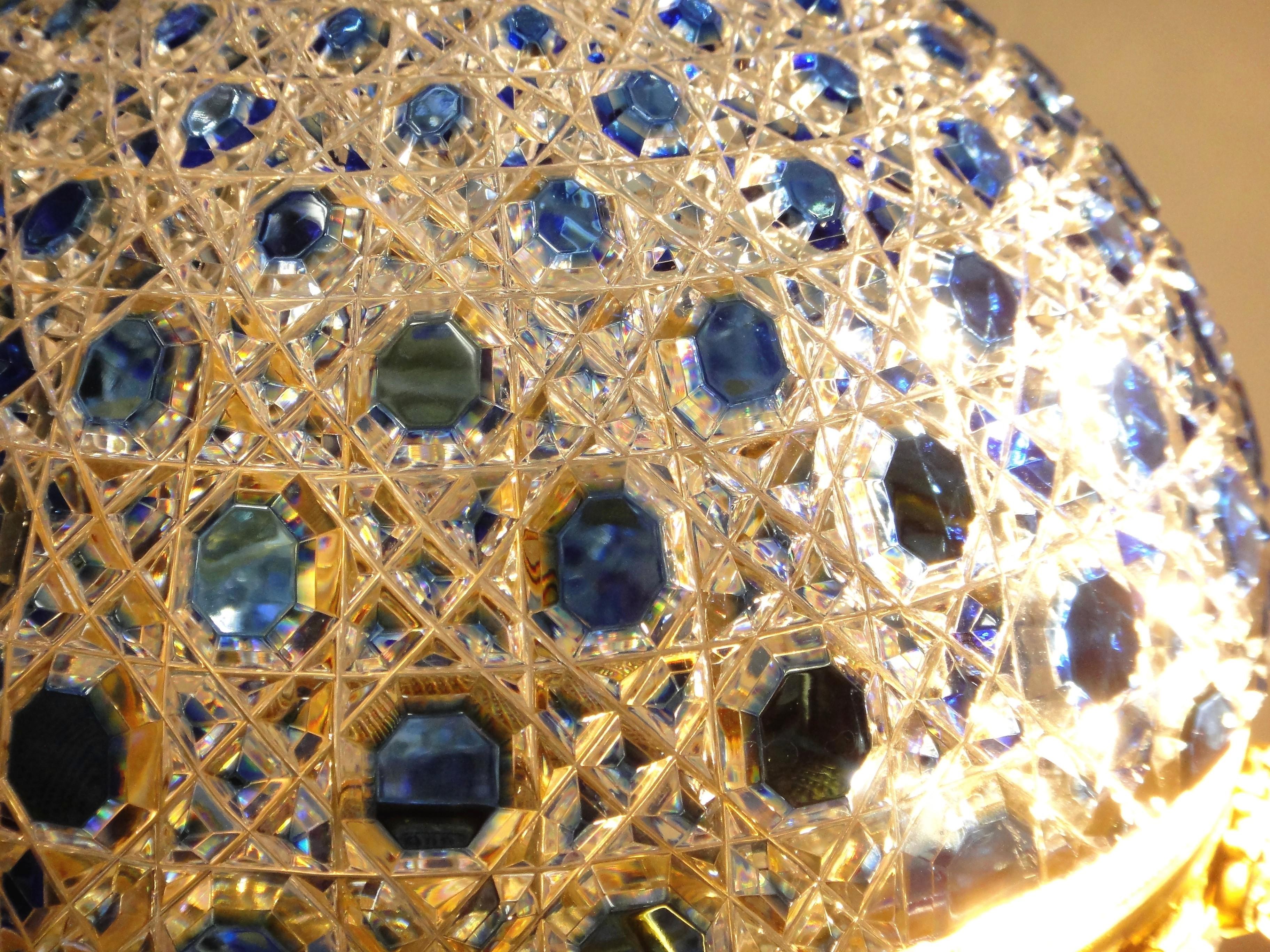 Monumental Caviar Bowl by Cristal Benito In Excellent Condition For Sale In Miami, FL
