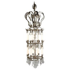 Monumental Ceiling Lamp, Designed by Otar Hökerberg, Sweden, 1930-1931