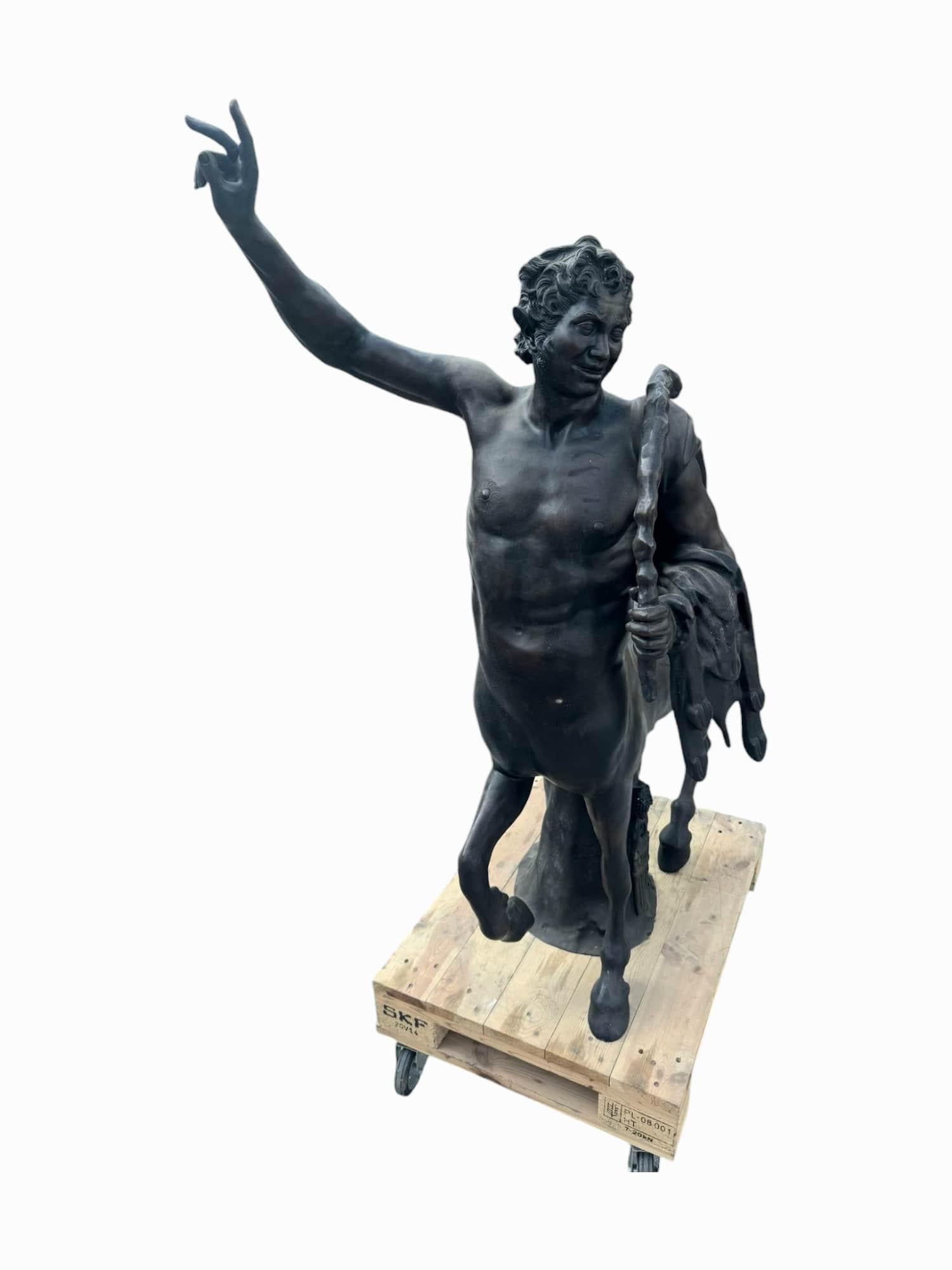 Centauro monumentale in bronzo 160 cm in vendita 3