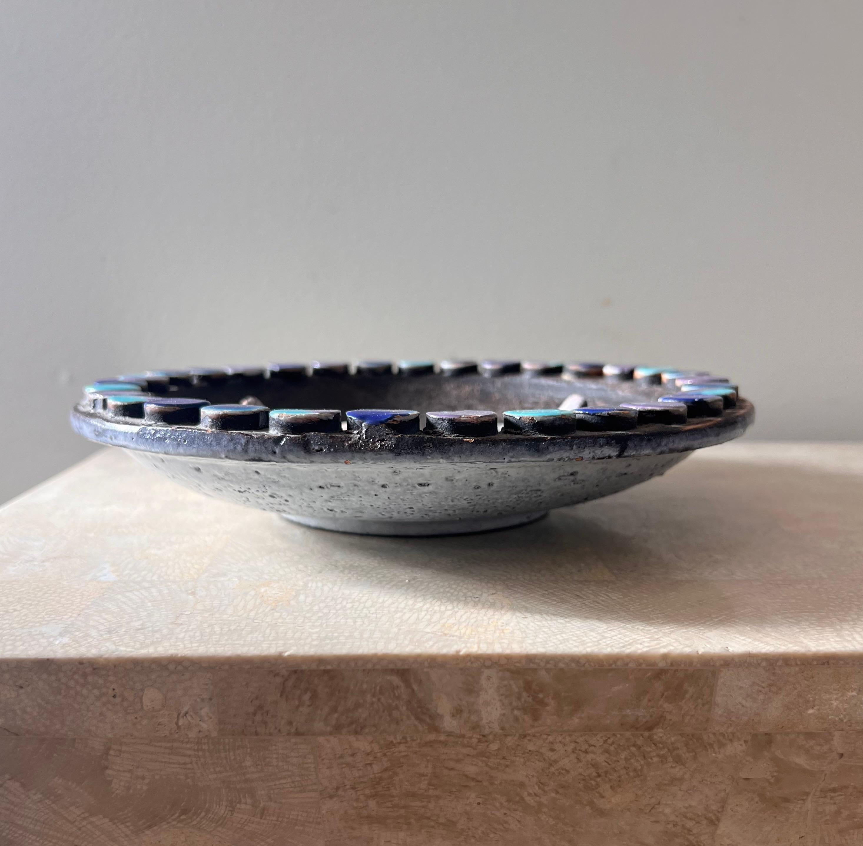 Monumental ceramic ashtray by Aldo Londi for Bitossi, Italy 1960s For Sale 8