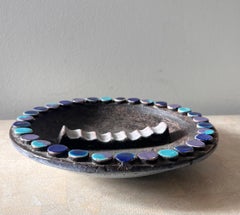 Monumental ceramic ashtray by Aldo Londi for Bitossi, Italy 1960s