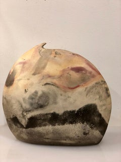 Monumental Ceramic Decorative Vase by Californian Hans Tegebo Signed & Dated