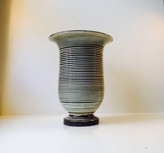 Monumental Ceramic Floor Vase by Herman August Kähler, Denmark, 1920s