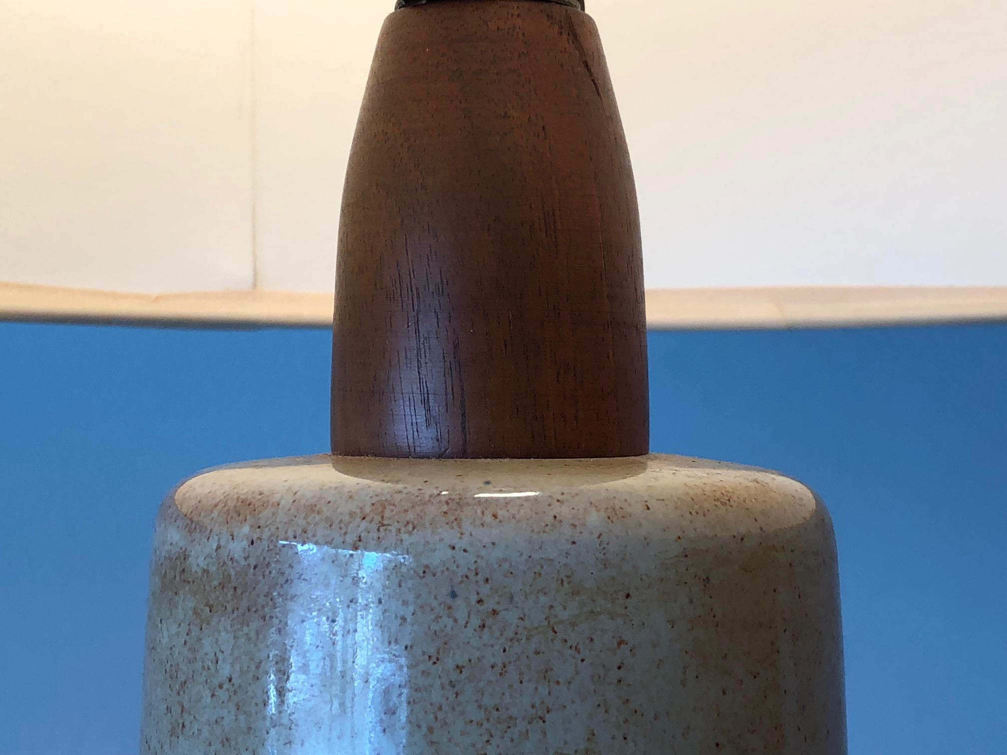 American Monumental Ceramic Lamp by Martz