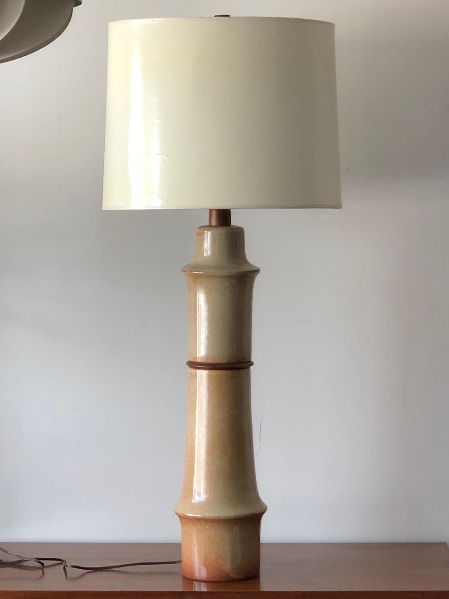 Monumental Ceramic Lamp by Martz 1