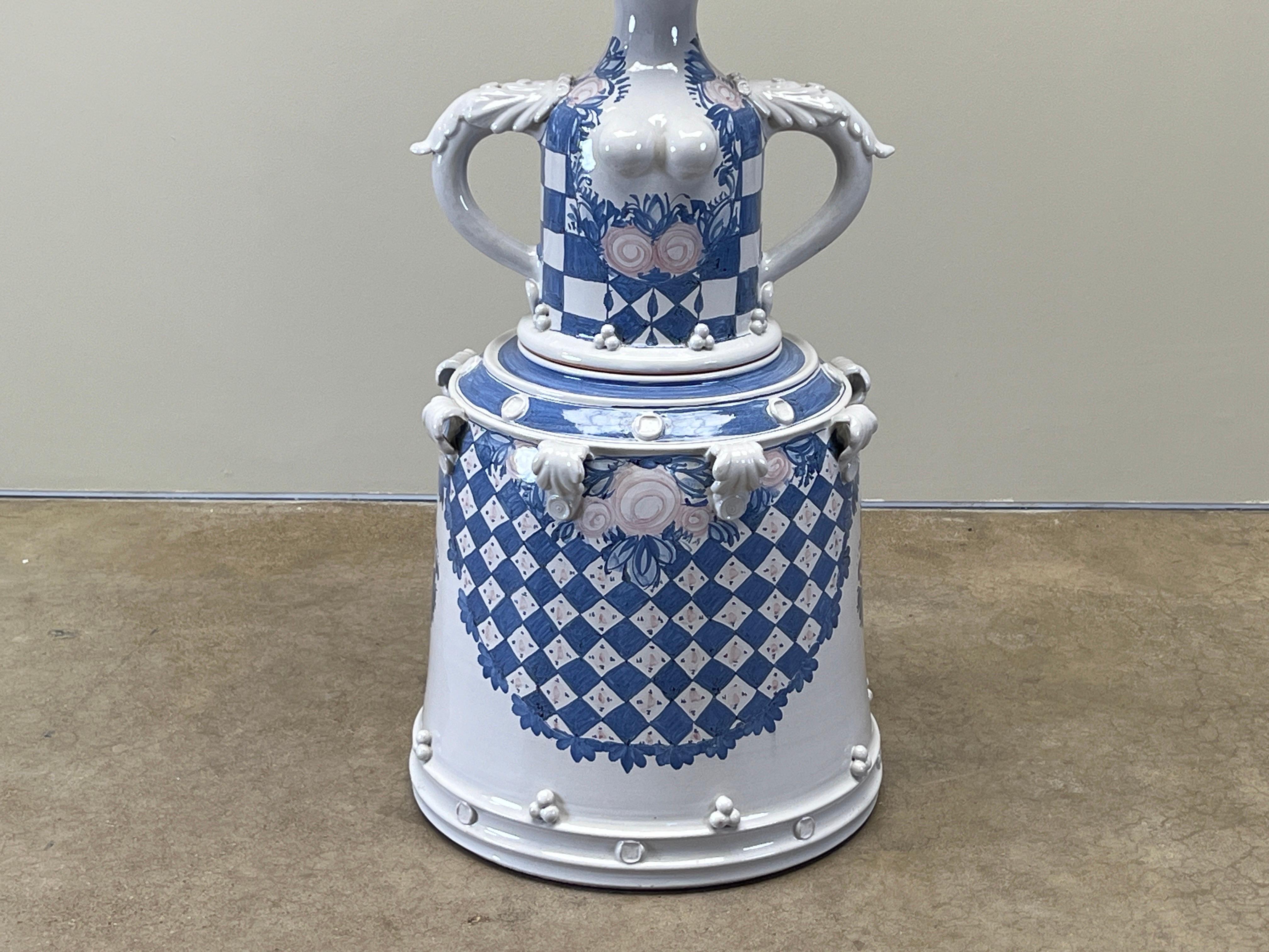 Late 20th Century Monumental Ceramic Planter by Bjorn Wiinblad