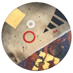 Monumental Ceramic Platter by Robert Carlson, Signed and Dated 1993