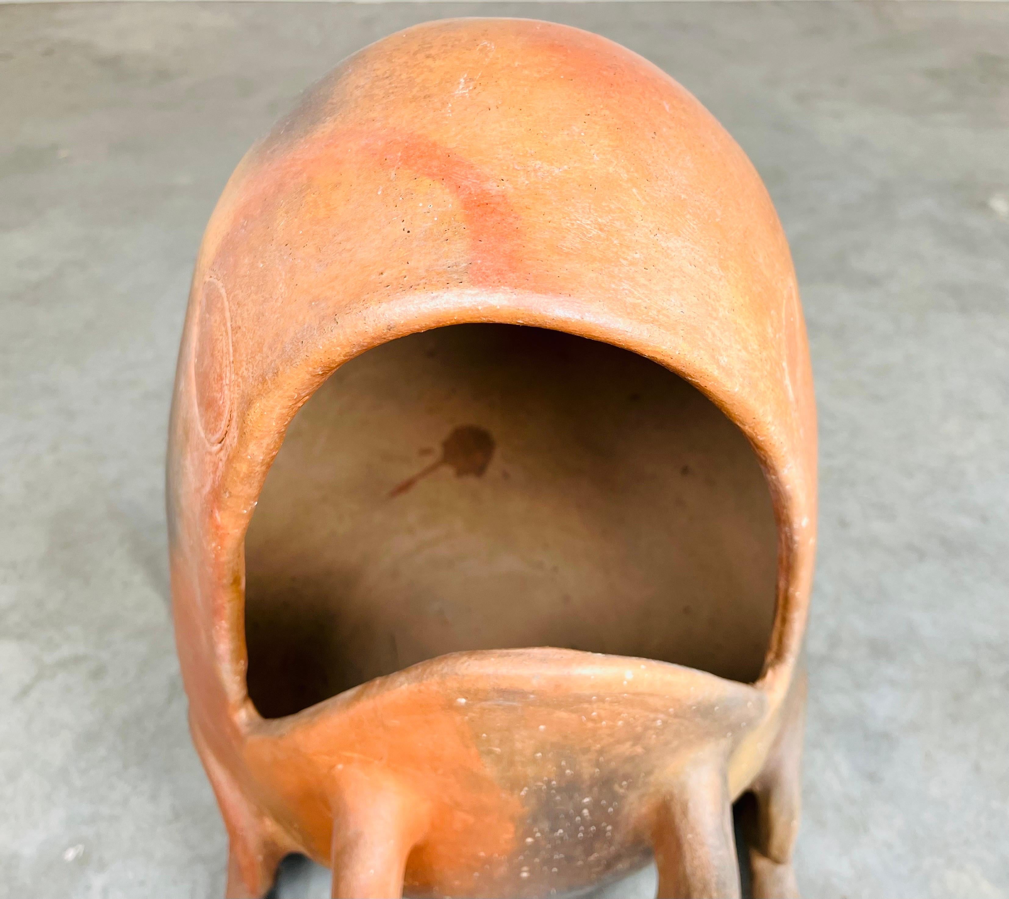 Monumental Ceramic Pottery Frog Planter in the Manner of Rex Goode 2