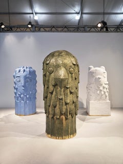 Sculpture monumentale en céramique " Bird " de Laurent Dufour , 2025