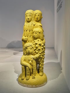 Sculpture monumentale en céramique " Family " de Laurent Dufour , 2025