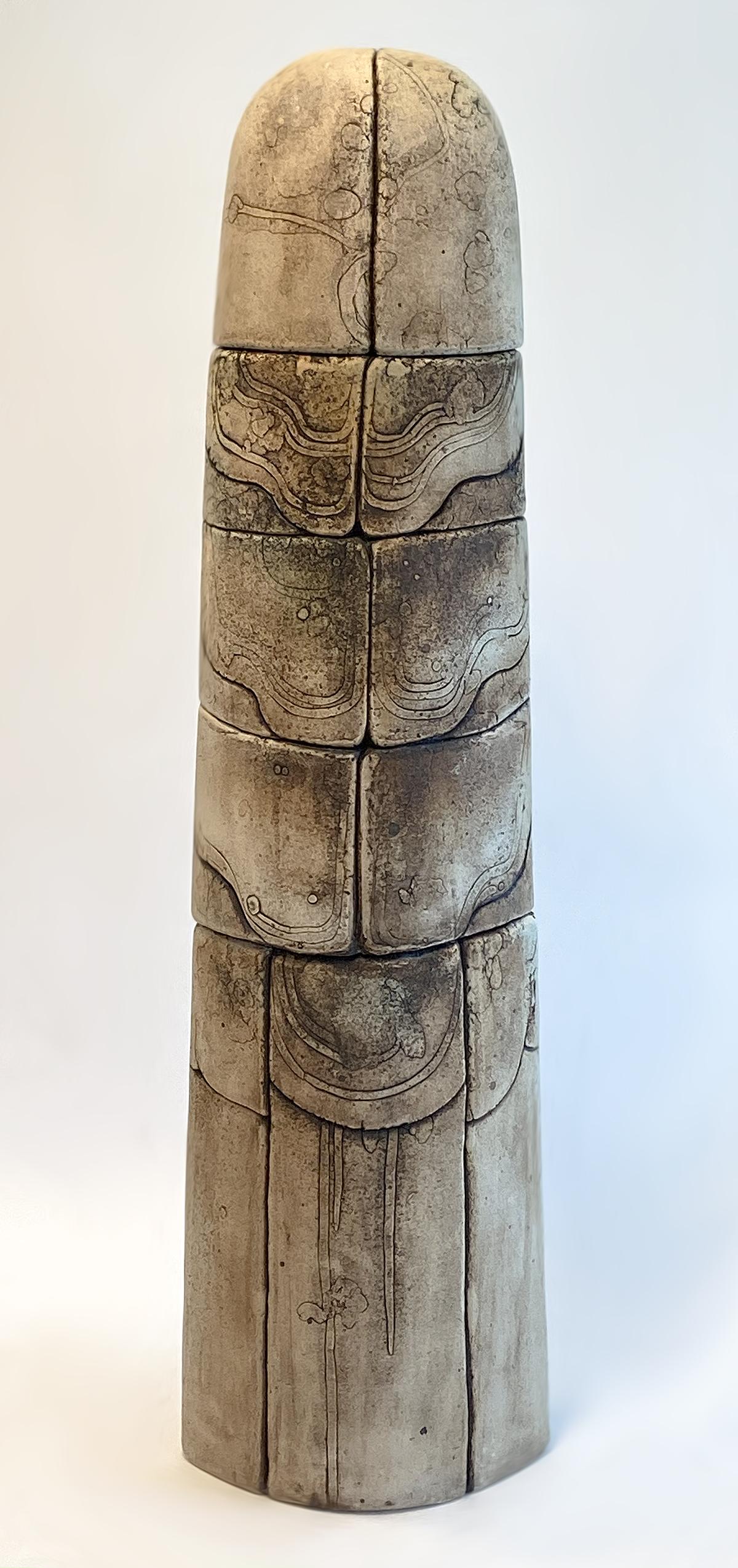 Modern Monumental Ceramic Pottery Sculpture by Antoine de Vinck, France, 1970s