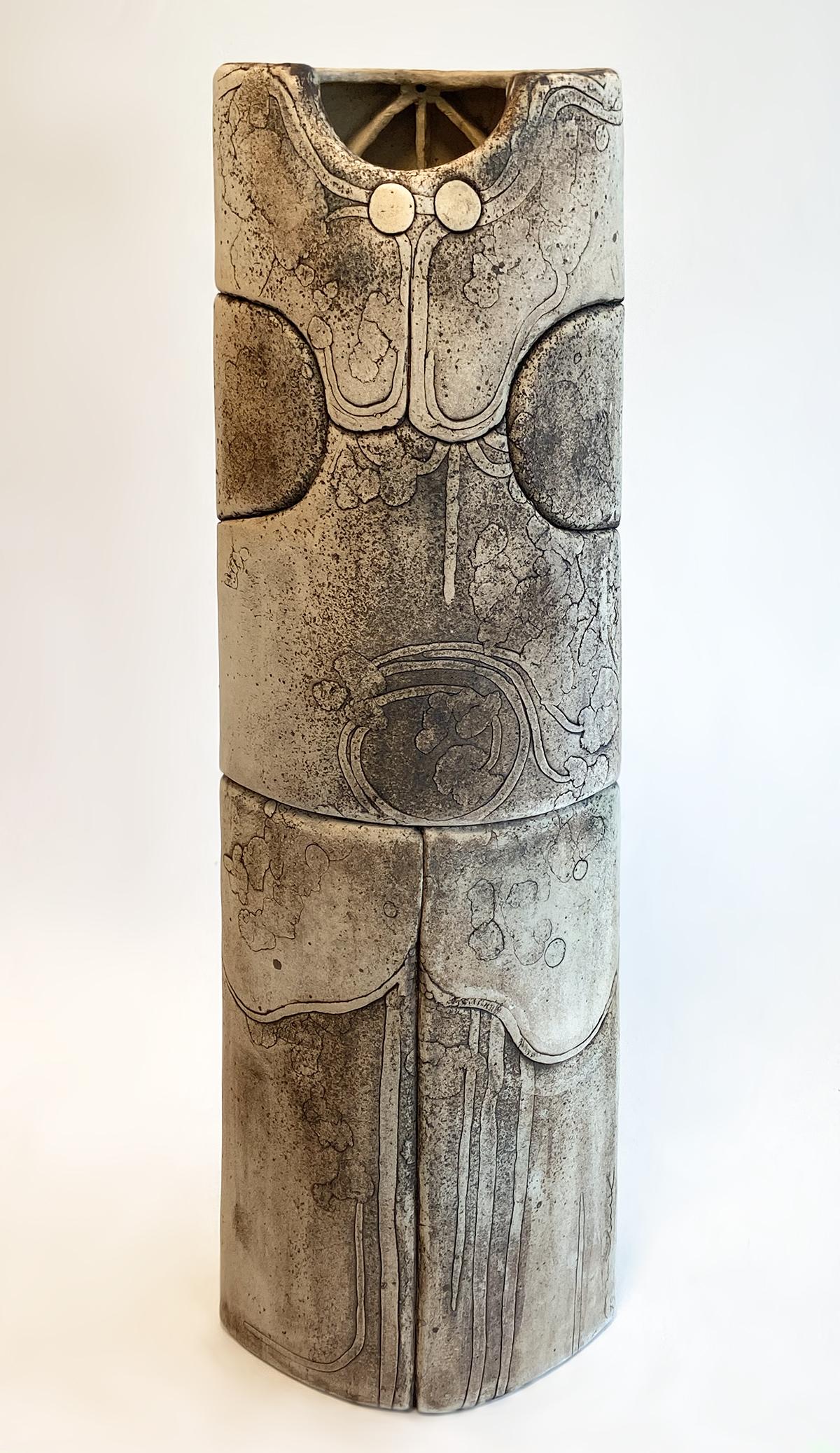 Late 20th Century Monumental Ceramic Pottery Sculpture by Antoine de Vinck, France, 1970s