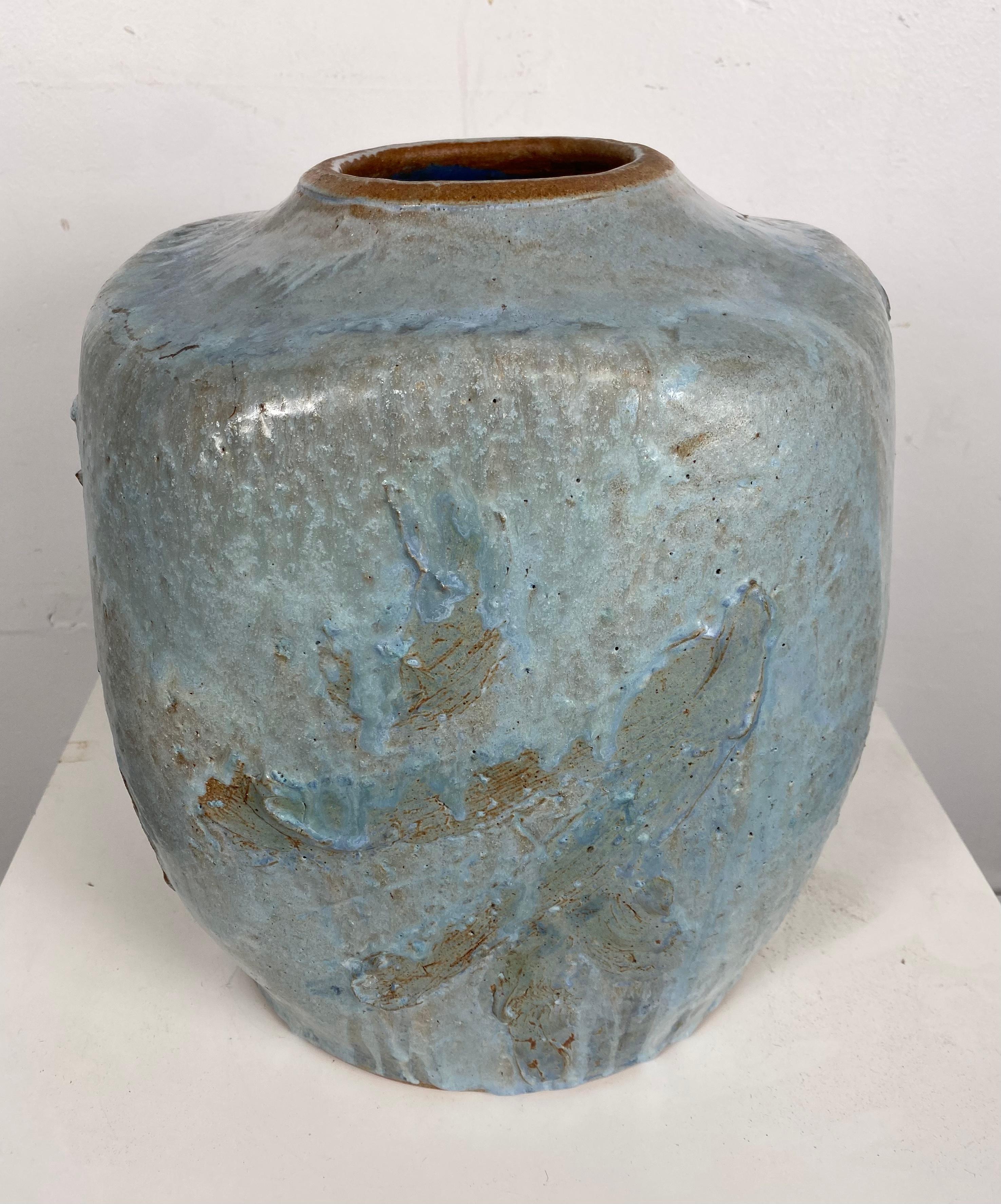 Monumentale Vase oder Gefäß aus Keramik von Frans Wildenhain (Moderne der Mitte des Jahrhunderts) im Angebot