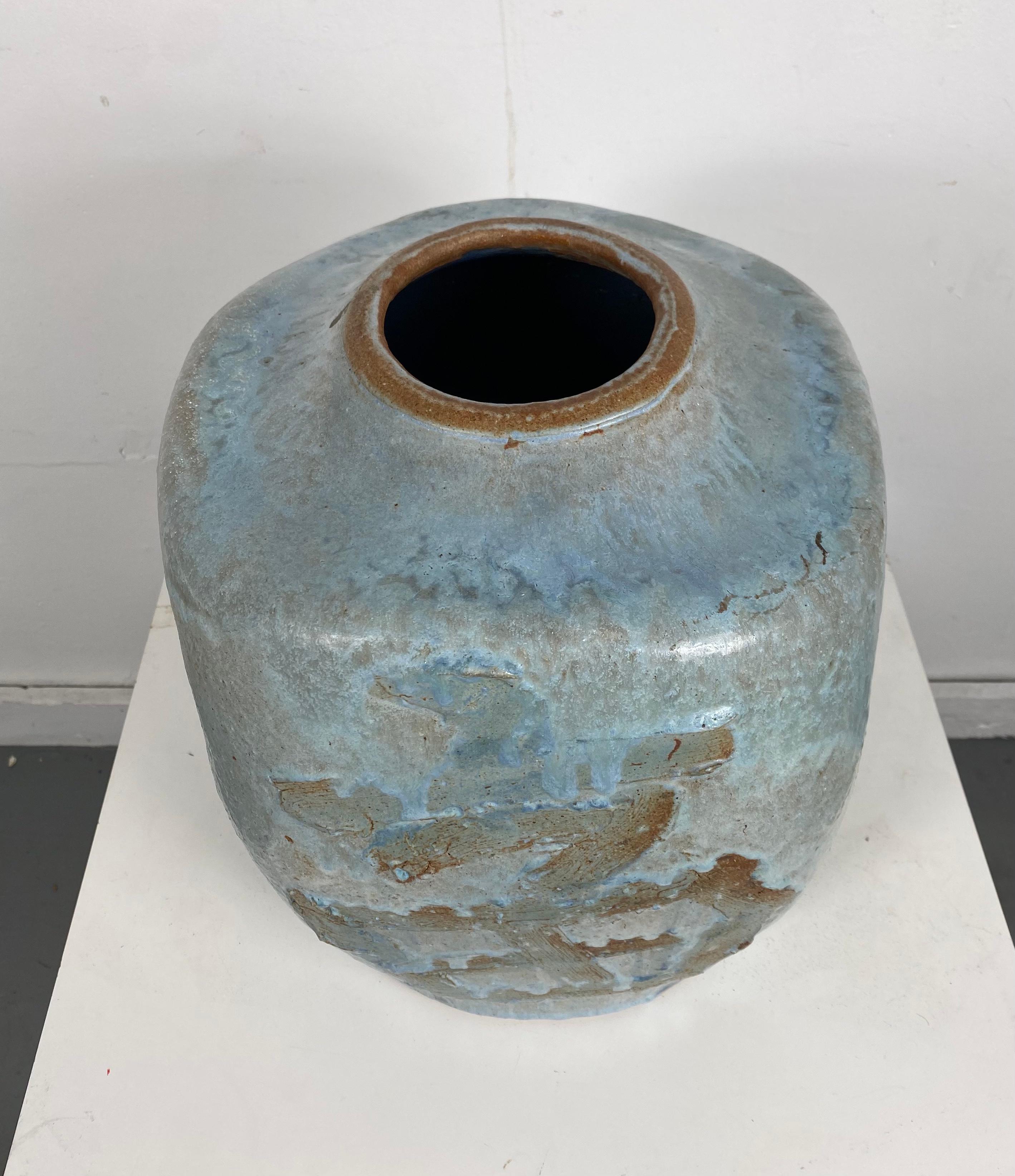 Monumental Ceramic Vase or Vessel by Frans Wildenhain In Excellent Condition For Sale In Buffalo, NY