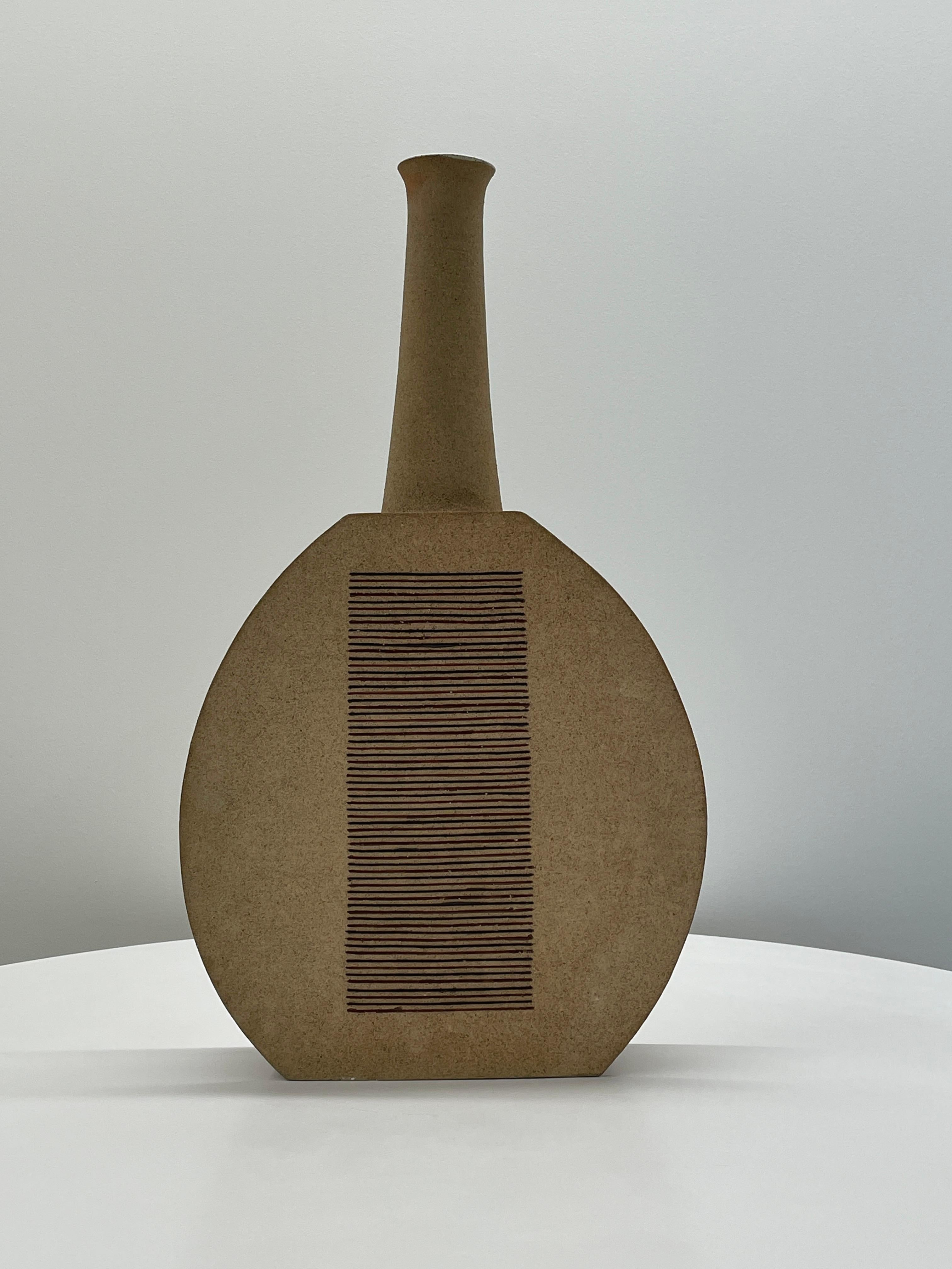 Monumentales Keramikgefäß von Bruno Gambone, um 1970 im Angebot 3