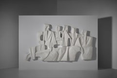 Monumental Ceramic wall sculpture by Paul de Bruyne, 1968