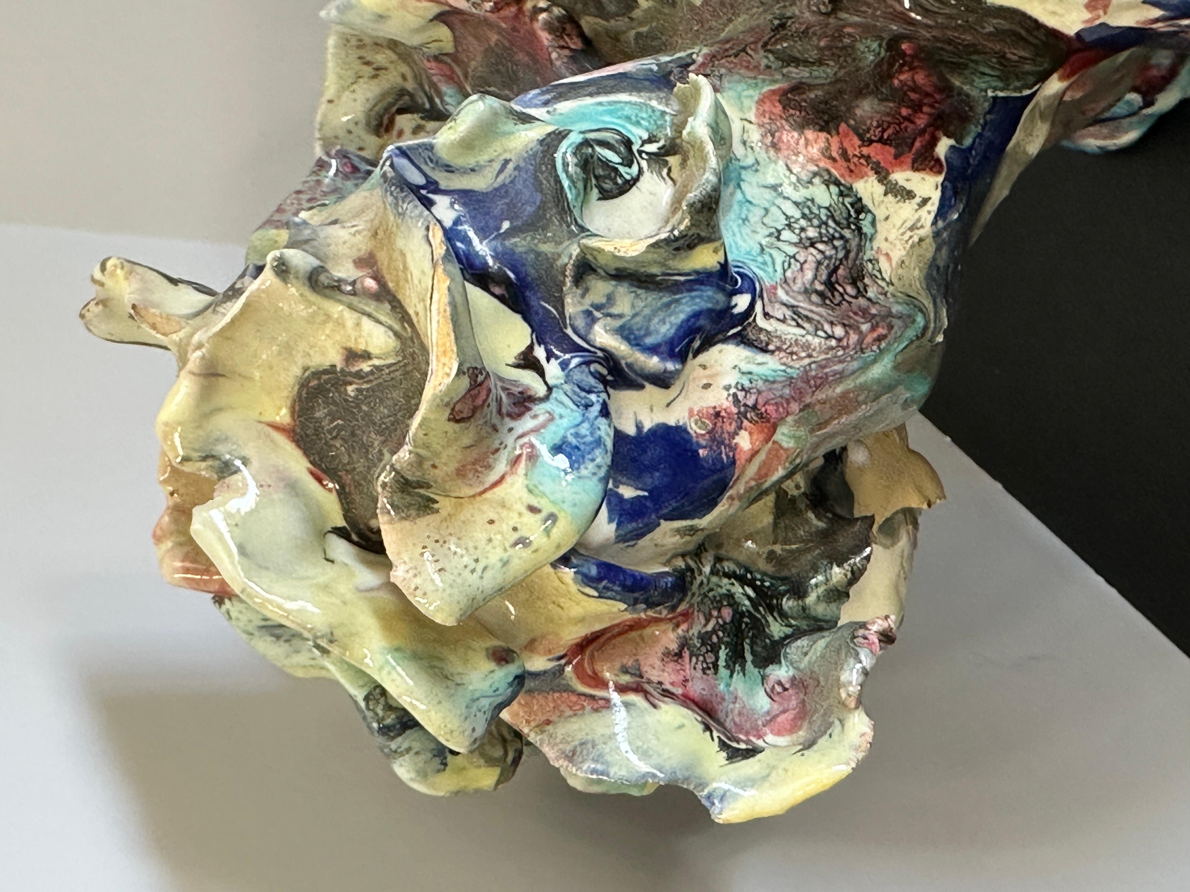 Monumental Ceramiche Guerrieri Murano Venezia Cerámica Caballo en venta 9