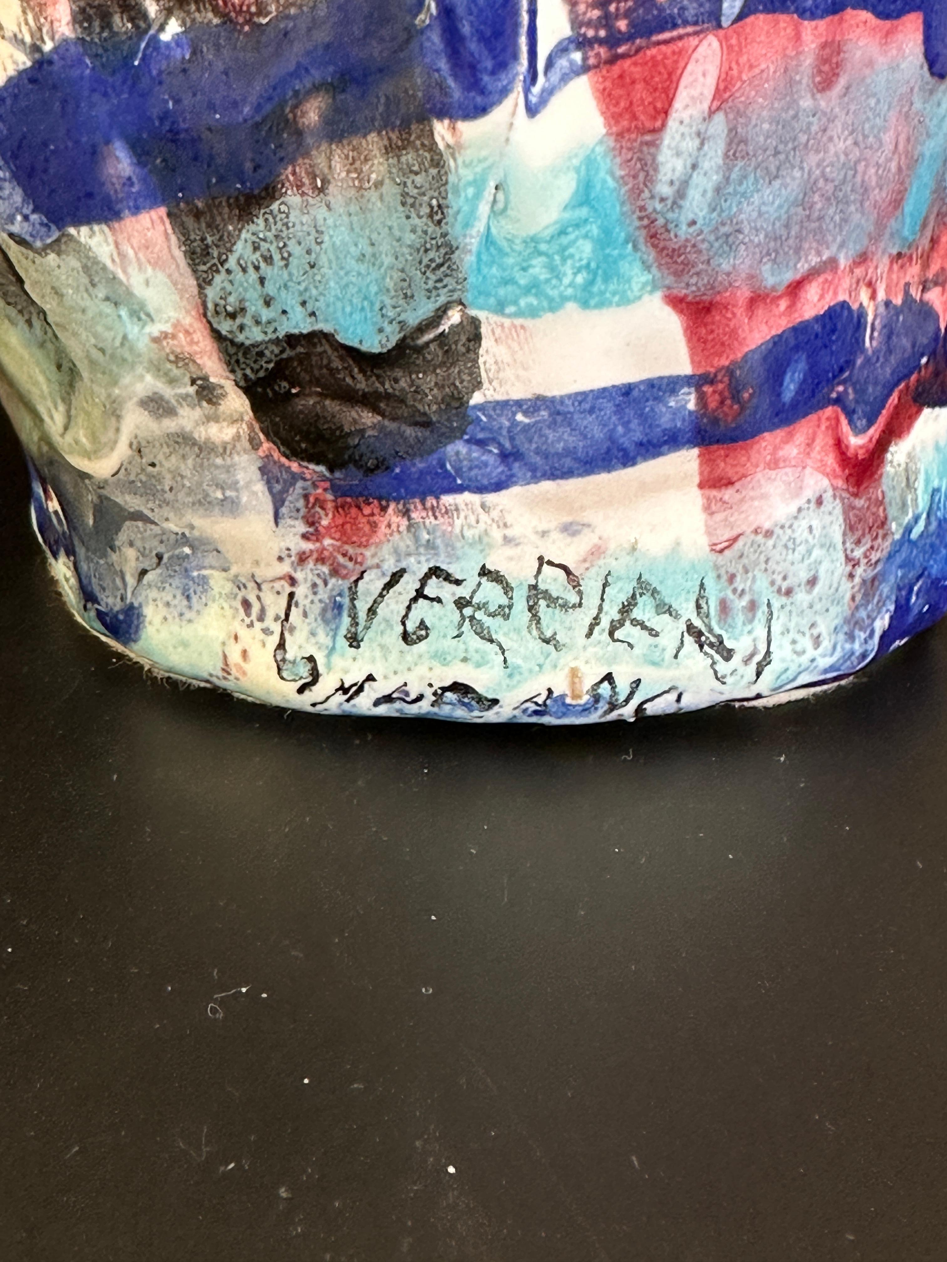 Monumental Ceramiche Guerrieri Murano Venezia Cerámica Caballo mediados del siglo XX en venta