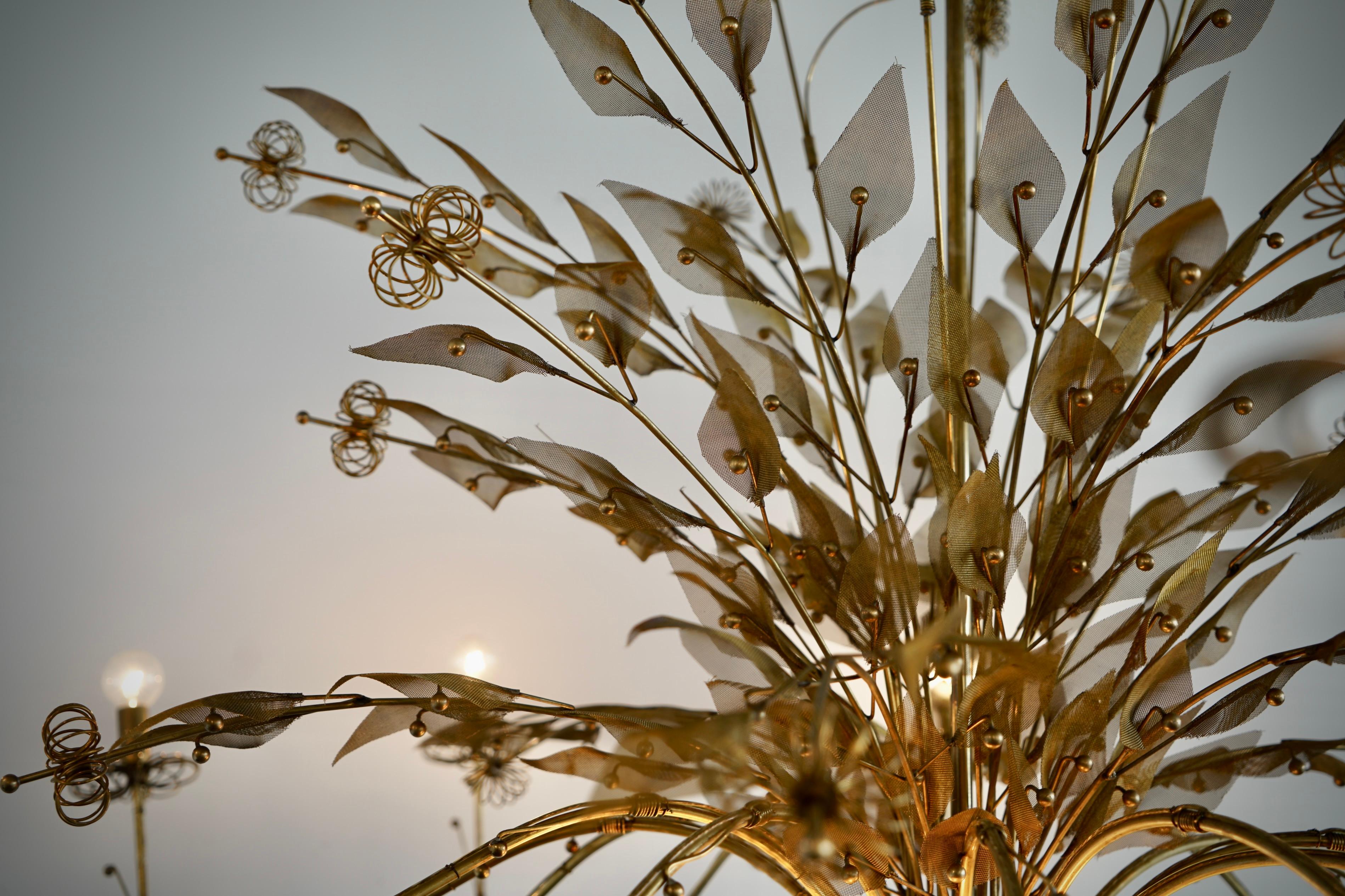 Monumental Chandelier Paavo Tynell attr For Sale 3