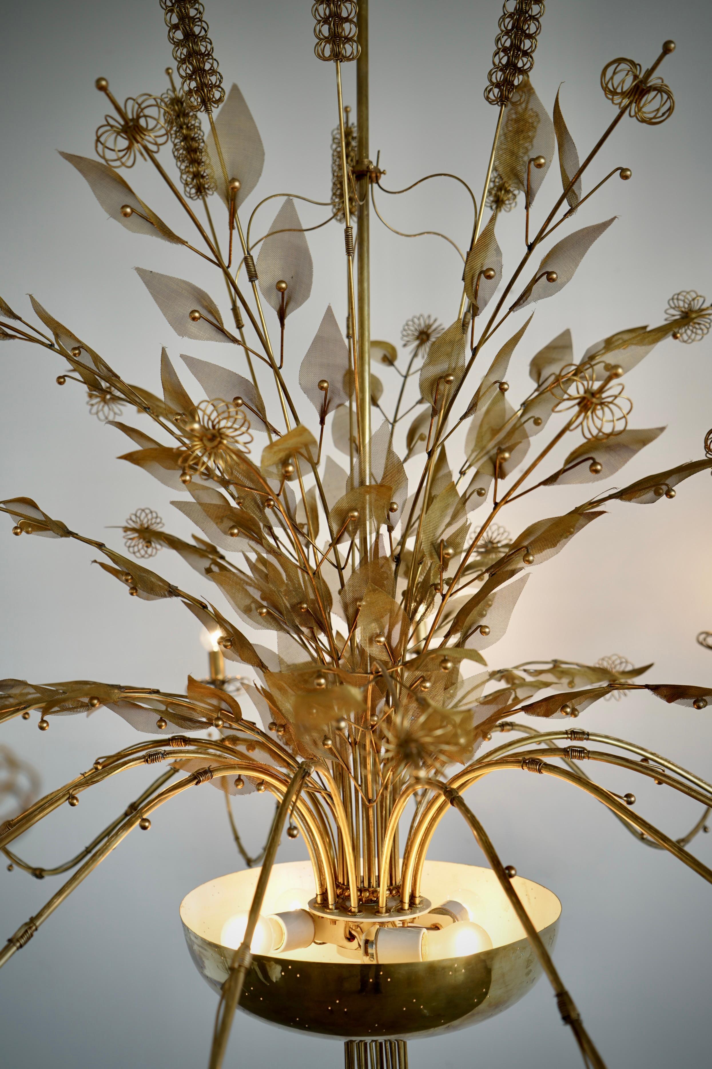Monumental Chandelier Paavo Tynell attr For Sale 5