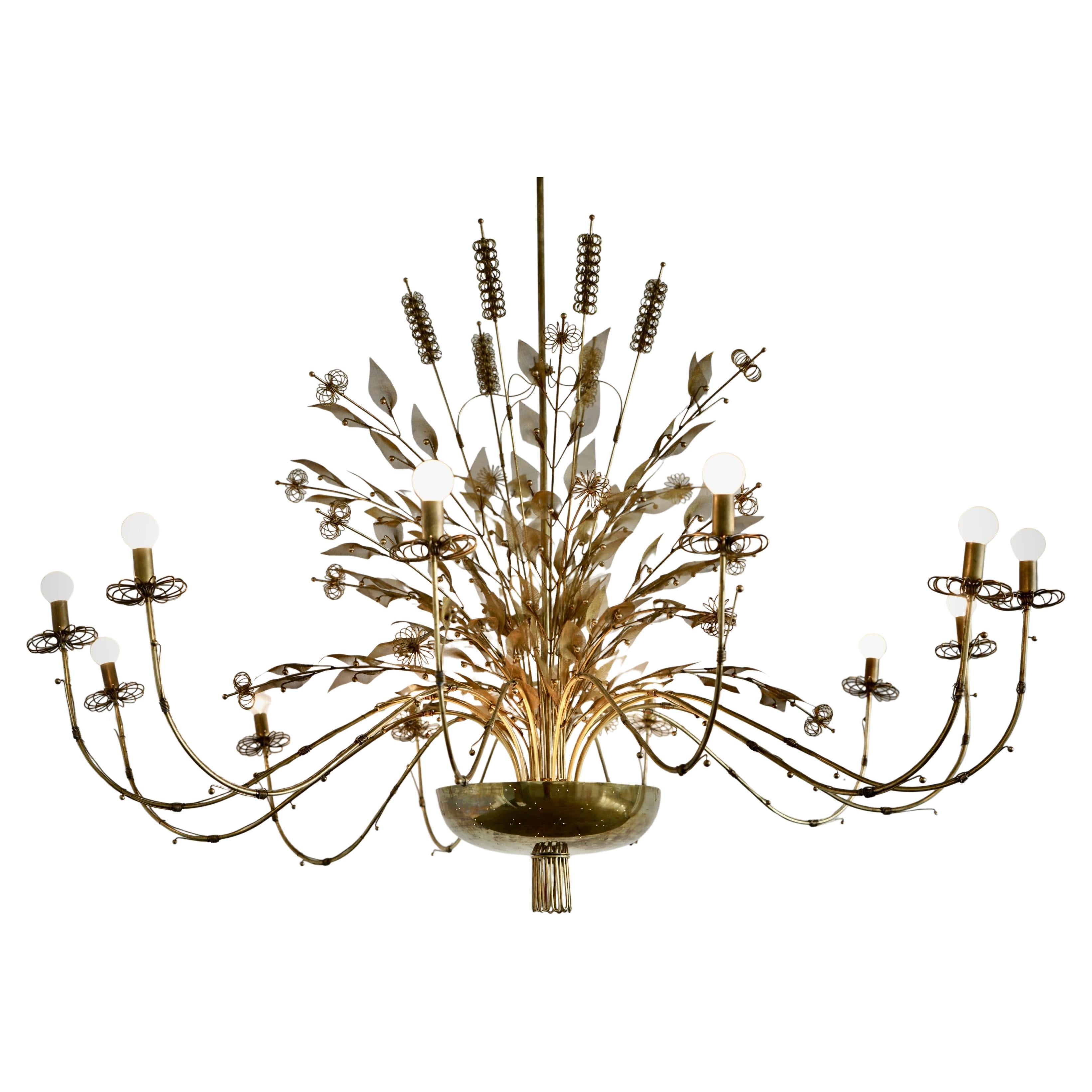 Monumental Chandelier Paavo Tynell attr