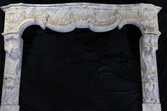 Marble Fireplace-Chimney Piece,  18th Century