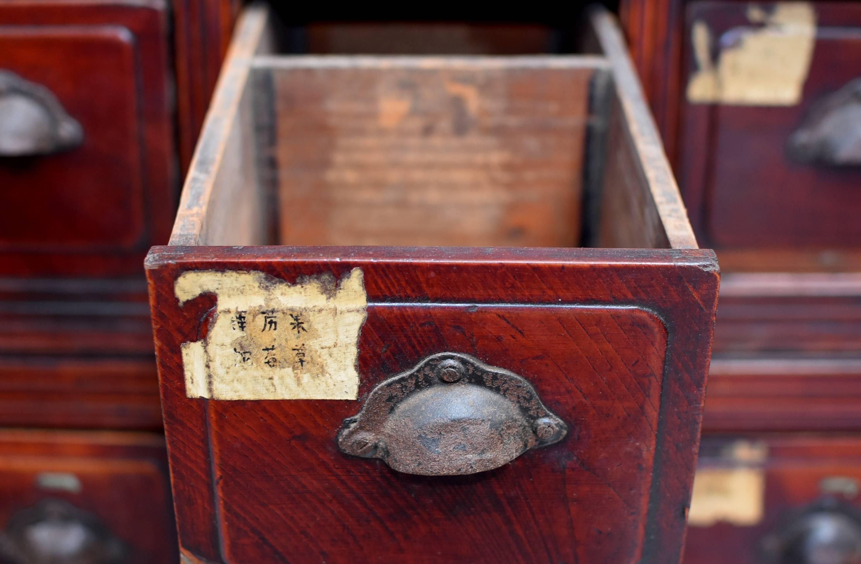 Wood Monumental Chinese Apothecary Chest, 87