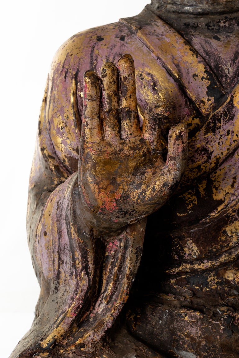 Monumental Chinese Buddha Statue For Sale at 1stDibs