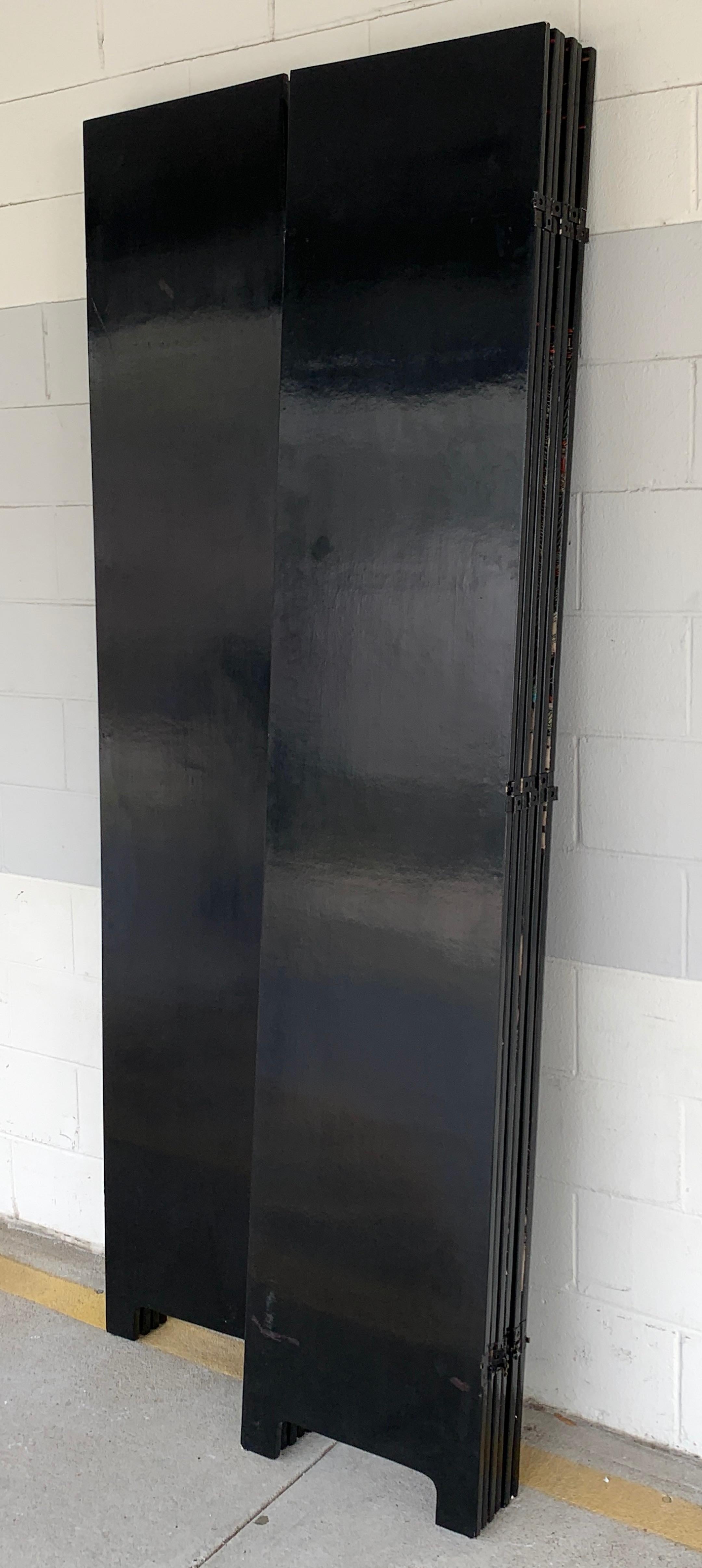Monumental Chinese Coromandel Kuancai Screen For Sale 1