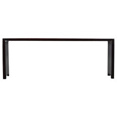 Monumental Chinese Elm with Black Lacquer Ming-style Console Table, 1920s