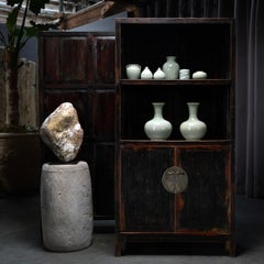 Monumental Chinese Limestone Drum, c. 1800