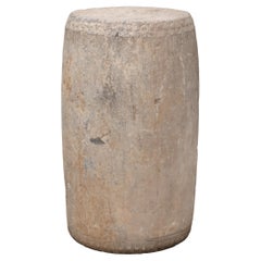 Monumental Chinese Limestone Drum, c. 1800