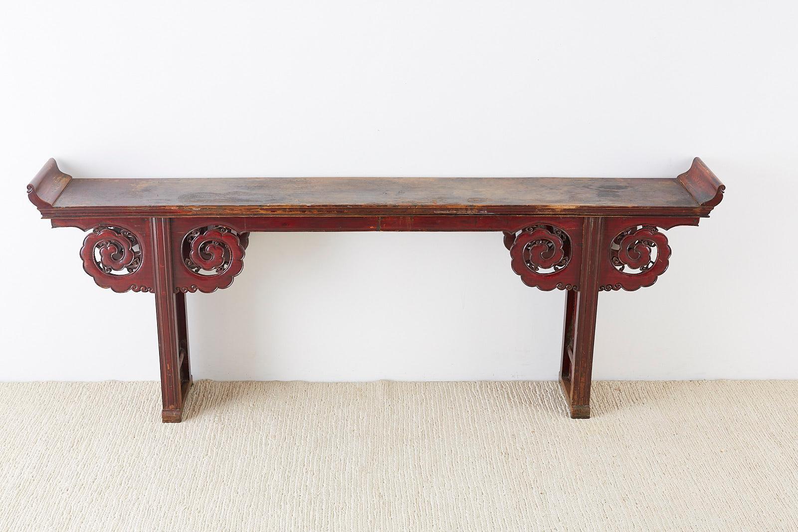 Monumental Chinese Qing Dynasty Altar Table or Console 5