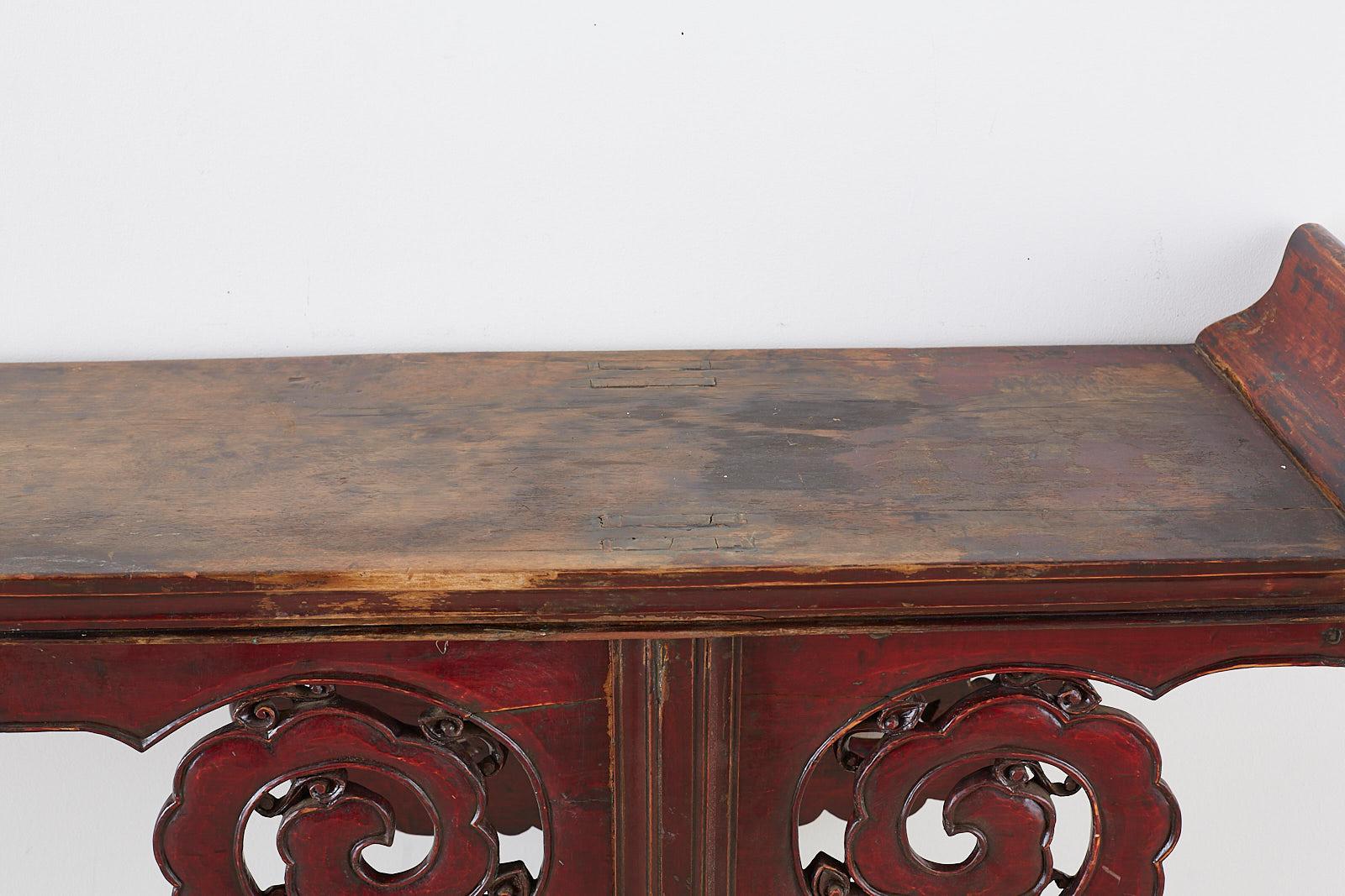 Monumental Chinese Qing Dynasty Altar Table or Console 2